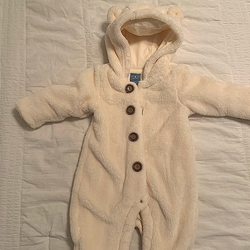 Baby GAP fleece winter/snow suit 0-3M